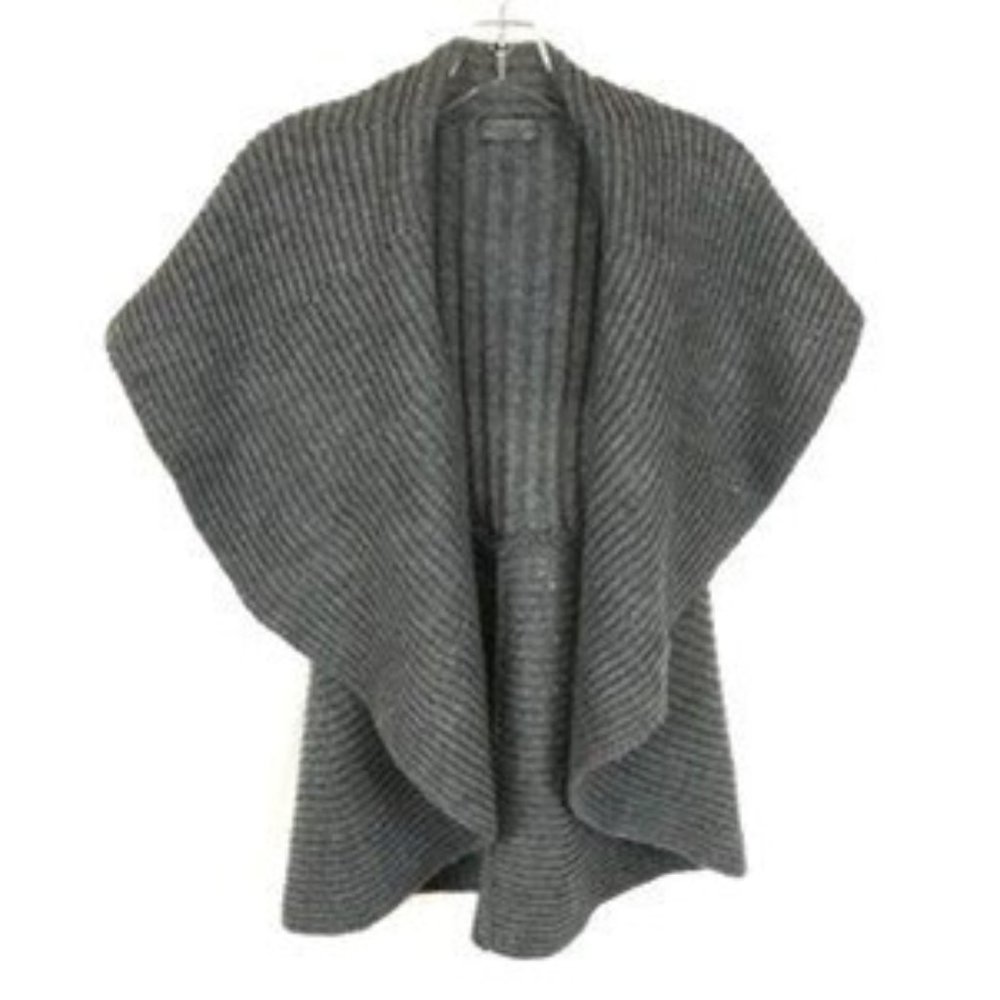 Grey Long Cardigan Sweater